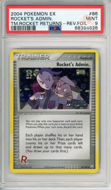 Rocket's Admin Reverse Holo