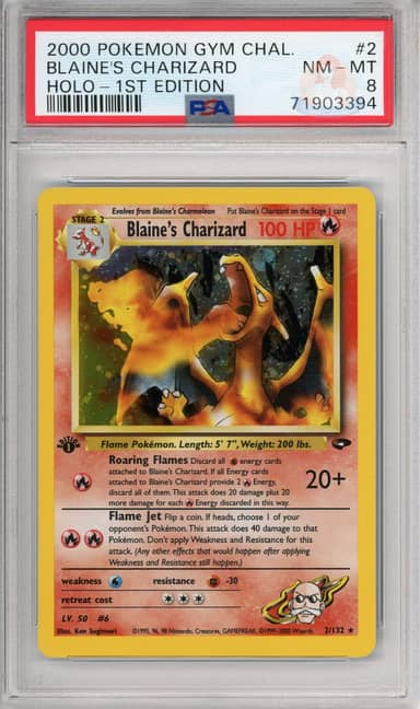 Blaine's Charizard Holo