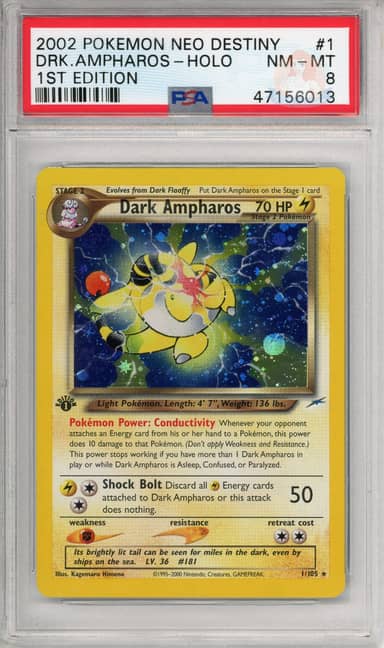 Dark Ampharos Holo