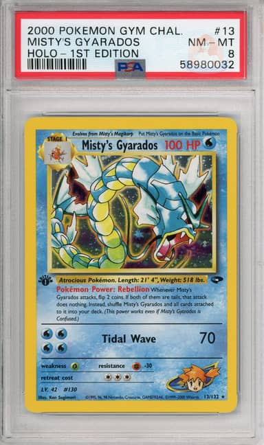 Misty's Gyarados Holo