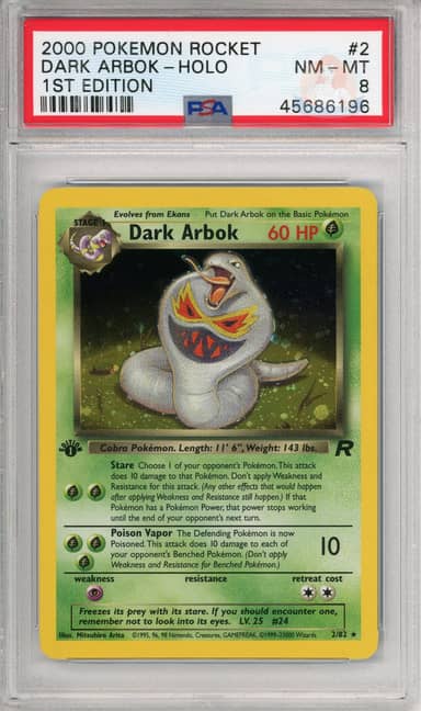 Dark Arbok Holo