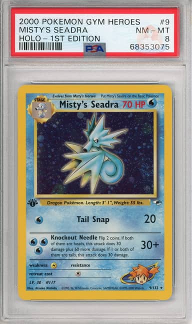 Misty's Seadra Holo