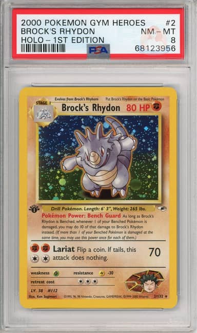 Brock's Rhydon Holo