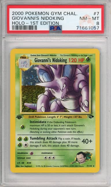 Giovanni's Nidoking Holo