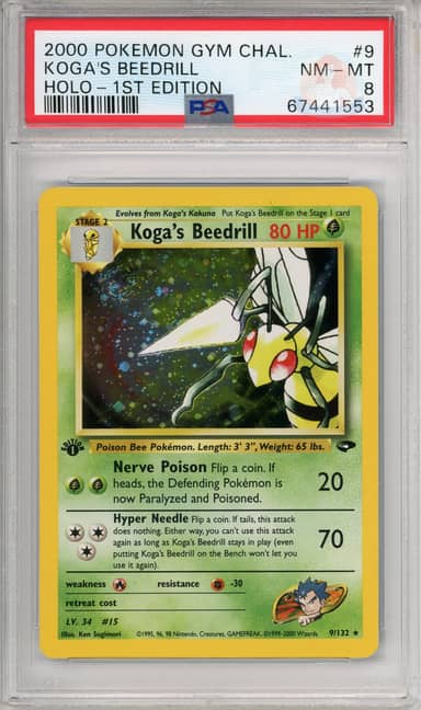 Koga's Beedrill Holo