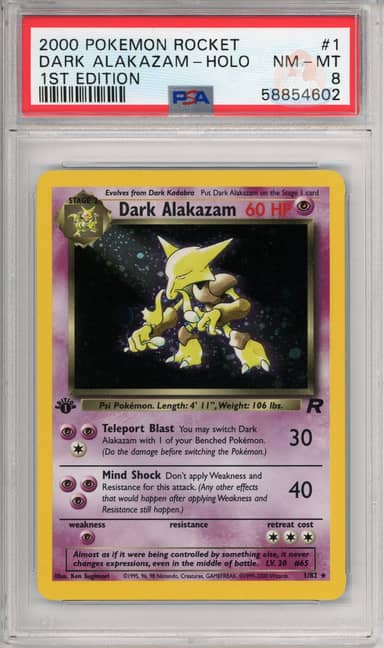 Dark Alakazam Holo