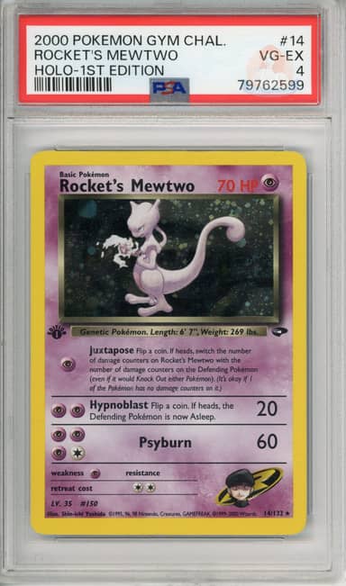 Rocket's Mewtwo Holo