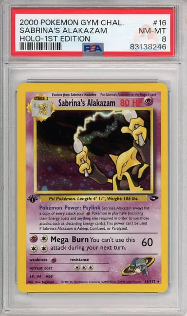 Sabrina's Alakazam Holo