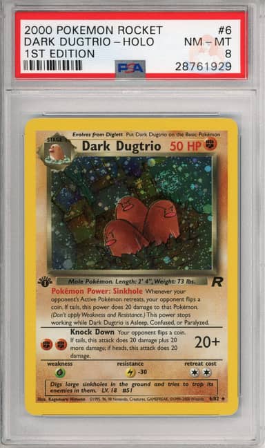 Dark Dugtrio Holo