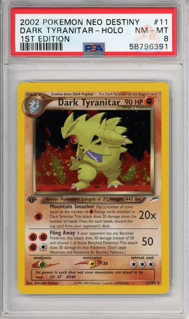Dark Tyranitar Holo