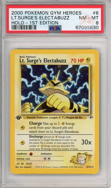 Lt. Surge's Electabuzz Holo