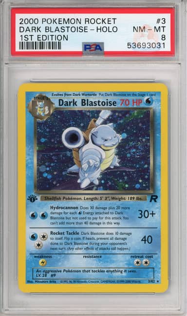 Dark Blastoise Holo