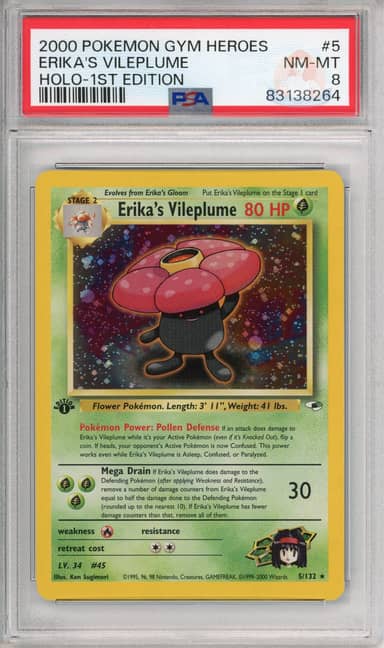 Erika's Vileplume Holo